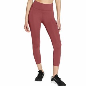 NIKE Women’s Leggings Tight Crop Mid Rise Performance Canyon Rust 1X NEW